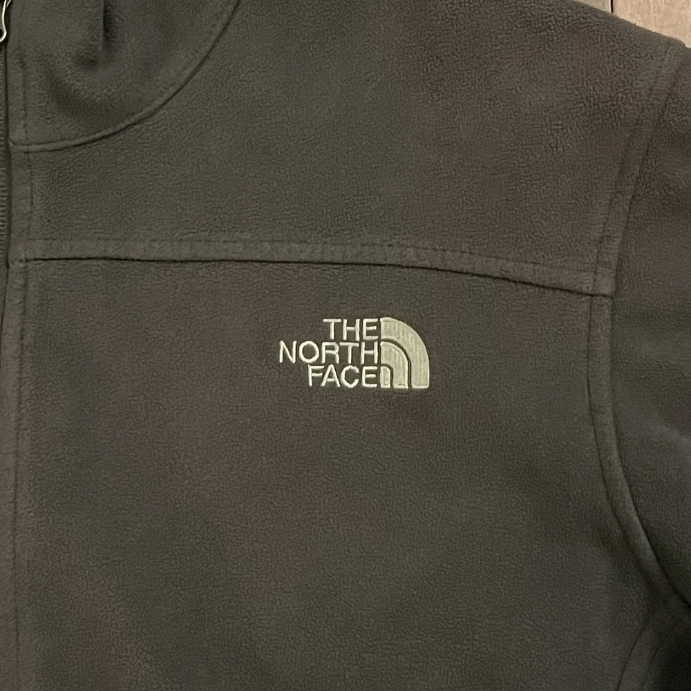The North Face Jacket Men Large Gray Windwall Softshell Fleece Lined Full Zip *
